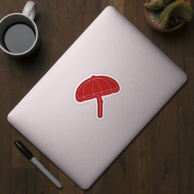 Beach Umbrella by THP Creative